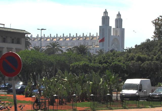 Maroc Casablanca ancienne cathedrale du sacre coeur vue de la place Mohamed V