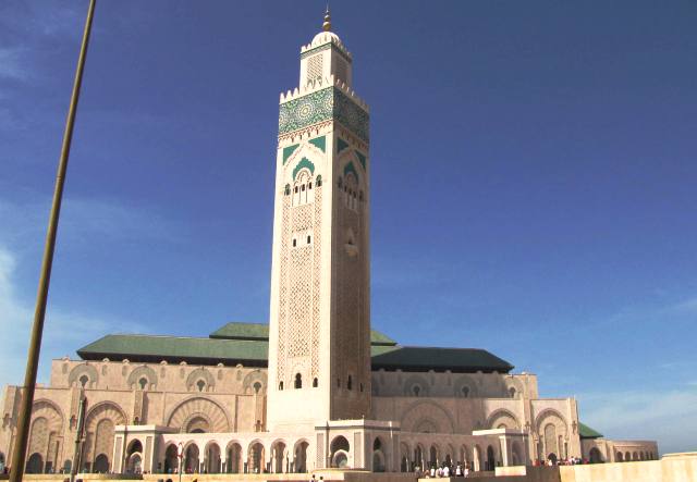 Maroc Casablanca mosquee Hassan II