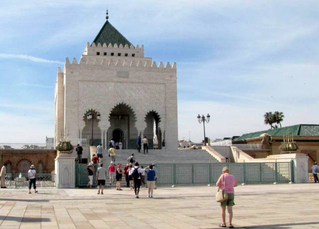Maroc Rabat mausolee Mohamed V le liberateur.