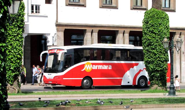 Maroc Rabat car Marmara gar avenue Mohamed V